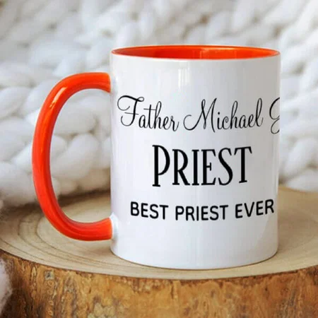 Classic Black White Customized Photo Printed Coffee Mug