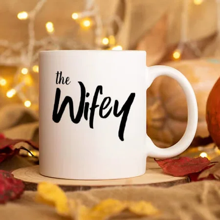 Monogram Design Customized Photo Printed Coffee Mug