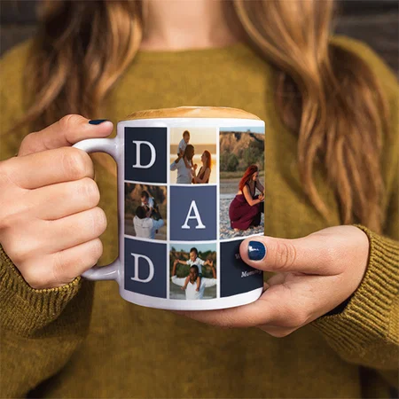 World's Greatest Dad Customized Photo Printed Coffee Mug
