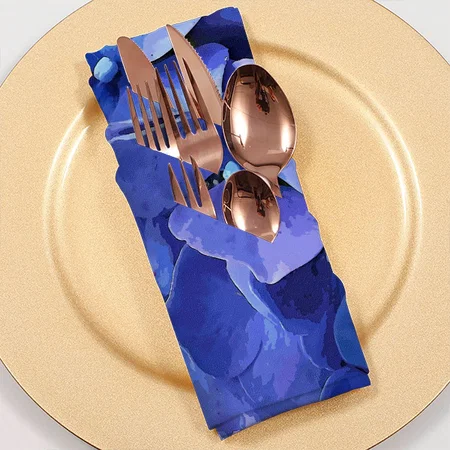 Garden Flowers Customized Full Print Cloth Napkin