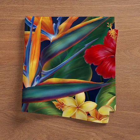 Tropical Paradise Customized Full Print Cloth Napkin