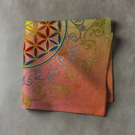 Flower of Life Customized Full Print Cloth Napkin