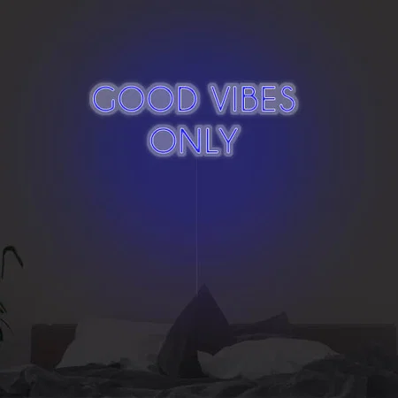 Good Vibes Customized Neon Sign Wall Hanging