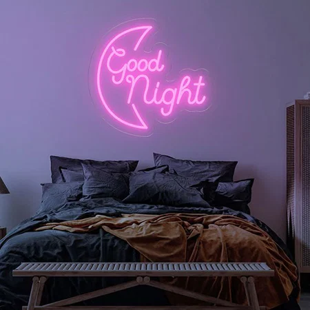 Good Night Neon Sign Wall Hanging