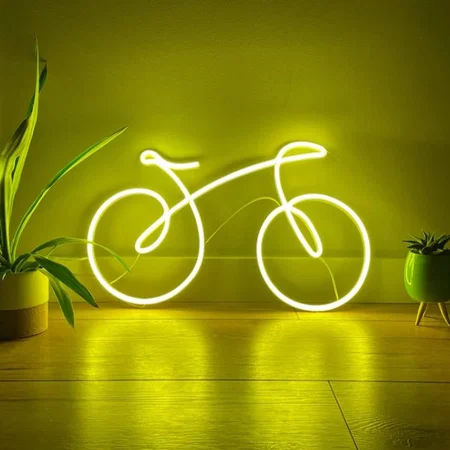 Racing Bicycle Neon Sign Wall Hanging