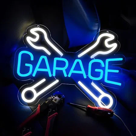 Garage Neon Sign Wall Hanging
