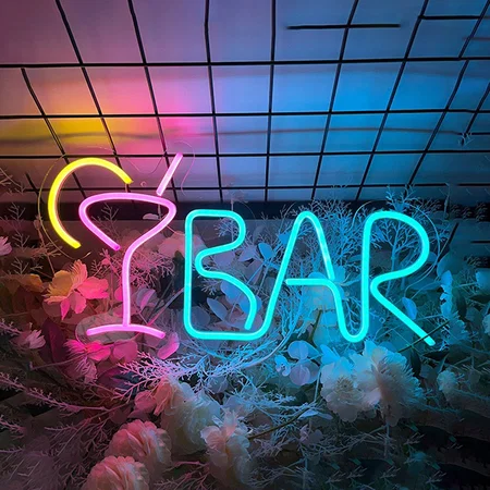 Cocktail Bar Neon Sign Wall Hanging