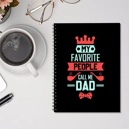 Let's Pawty Birthday Customized Photo Printed Notebook