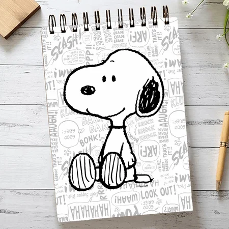Cartoon Dog Design Customized Photo Printed Notepad