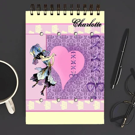 Pretty girl Design Customized Photo Printed Notepad