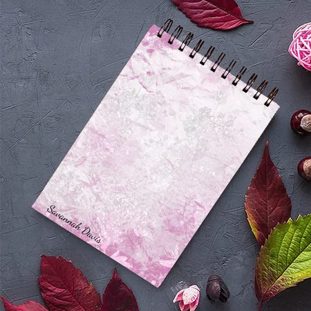 Pretty Pink Customized Photo Printed Notepad