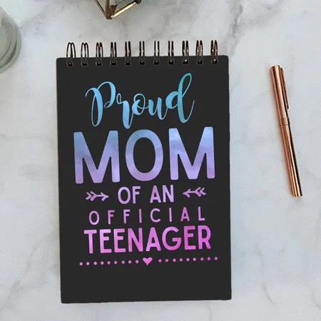 Proud Mom of an Official Teenager Customized Photo Printed Notepad