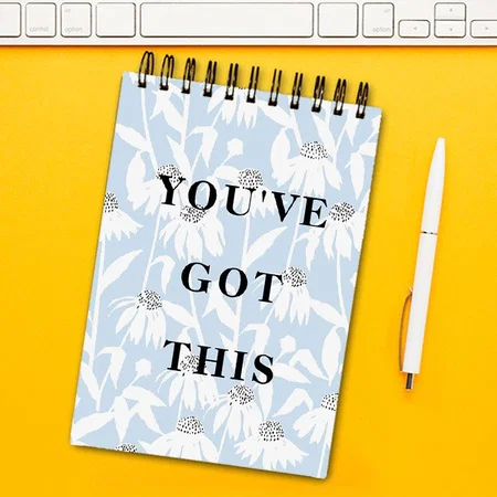 You've Got This Quote Cosmos Flower Customized Photo Printed Notepad