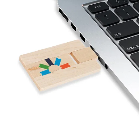Rectangle Swivel Wood Custom Printed USB Pen Drive Customized Pen Drive USB Storage Drive