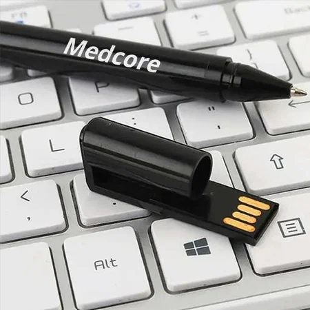 Unibody Black Pen with Custom Printed USB Pen Drive Customized Pen Drive USB Storage Drive