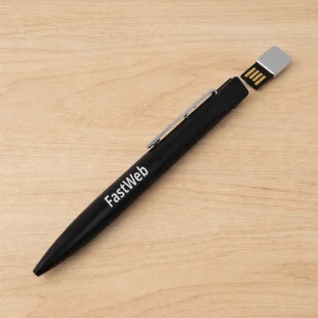 Black Unibody Pen with Custom Printed USB Pen Drive Customized Pen Drive USB Storage Drive