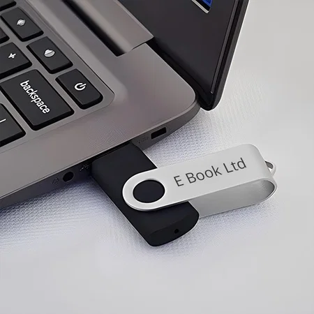 Black Swivel Custom Printed USB Pen Drive Customized Pen Drive USB Storage Drive