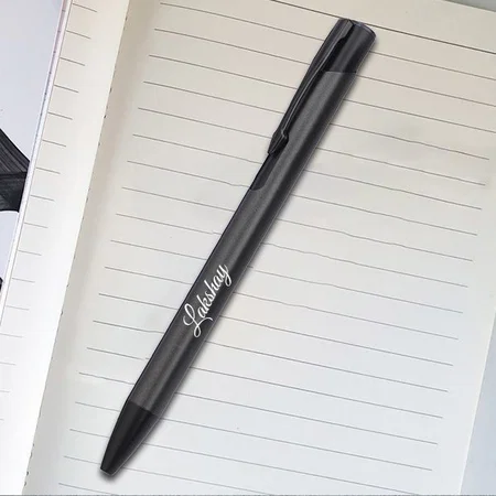 Grey Customized Metal Pen for Corporate Gifting