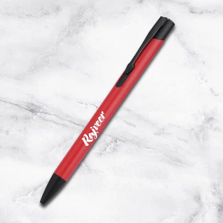 Red Customized Metal Pen for Corporate Gifting