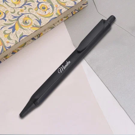 Black Customized Metal Pen for Corporate Gifting
