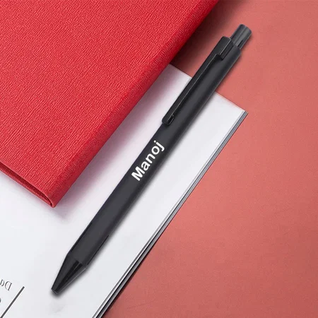 Black Customized Metal Pen for Corporate Gifting