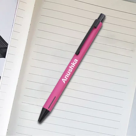 Pink Customized Metal Pen for Corporate Gifting