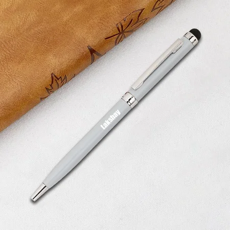 Grey Customized Metal Pen for Corporate Gifting