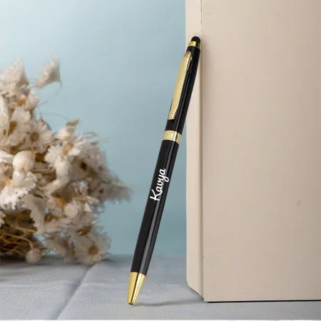 Black Customized Metal Pen for Corporate Gifting
