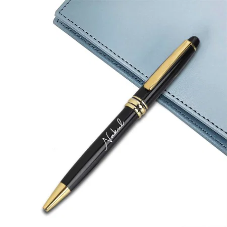 Black And Golden Customized Metal Pen for Corporate Gifting