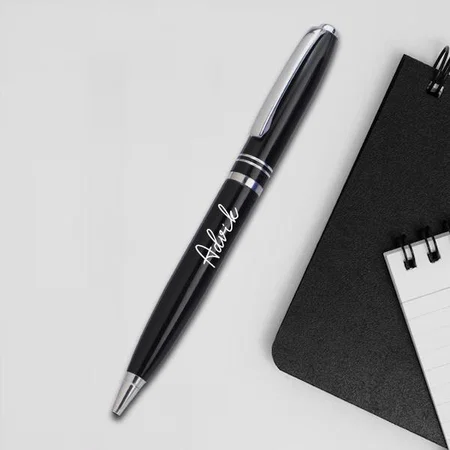Black Customized Metal Pen for Corporate Gifting