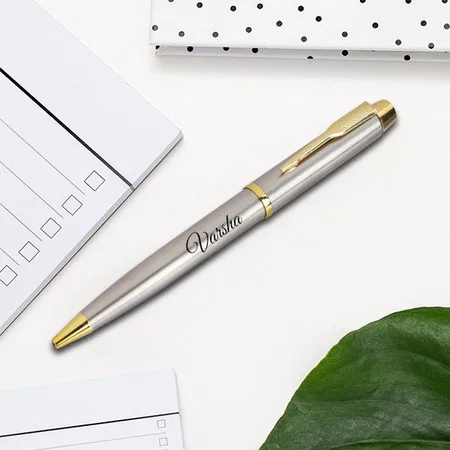 Silver And Golden Customized Metal Pen for Corporate Gifting