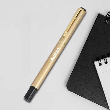 Golden Customized Metal Pen for Corporate Gifting