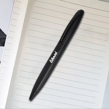 Black Customized Metal Pen for Corporate Gifting
