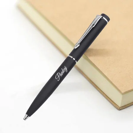 Black Customized Metal Pen for Corporate Gifting