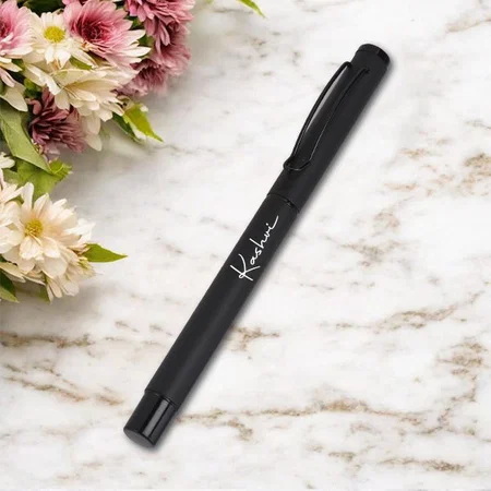 Black Customized Metal Pen for Corporate Gifting