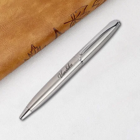 Silver Customized Metal Pen for Corporate Gifting