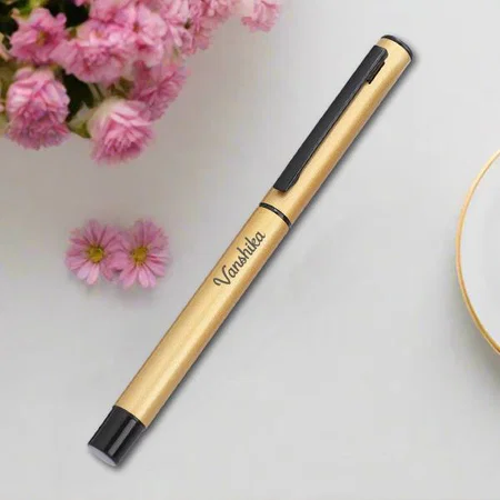 Golden Customized Metal Pen for Corporate Gifting