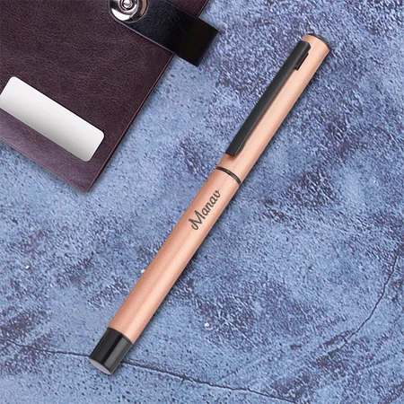 Rose Gold Customized Metal Pen for Corporate Gifting