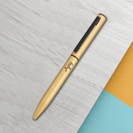 Golden Customized Metal Pen for Corporate Gifting