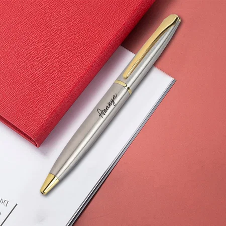 Silver And Golden Customized Metal Pen