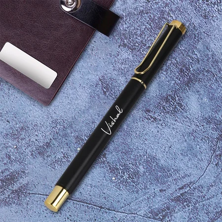 Black Customized Metal Pen