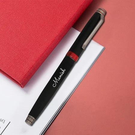 Black Customized Metal Pen