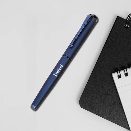 Blue Customized Metal Pen