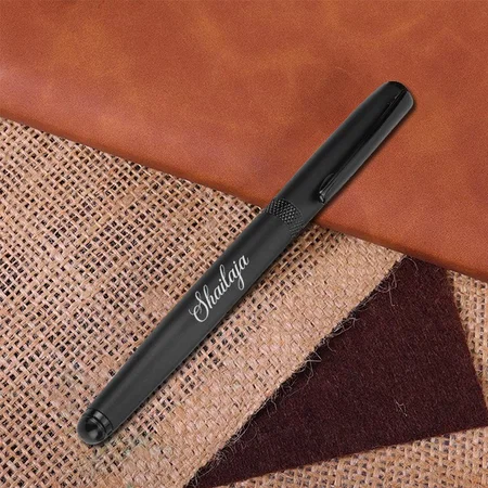 Black Customized Metal Pen