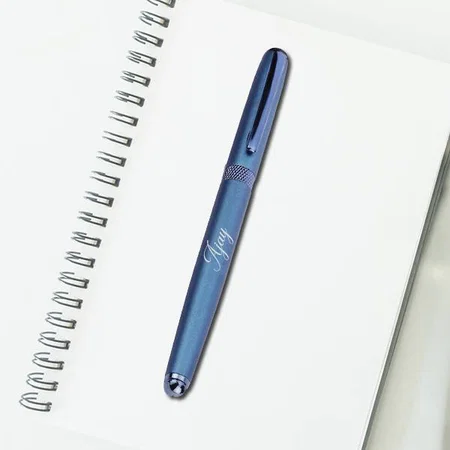 Blue Customized Metal Pen