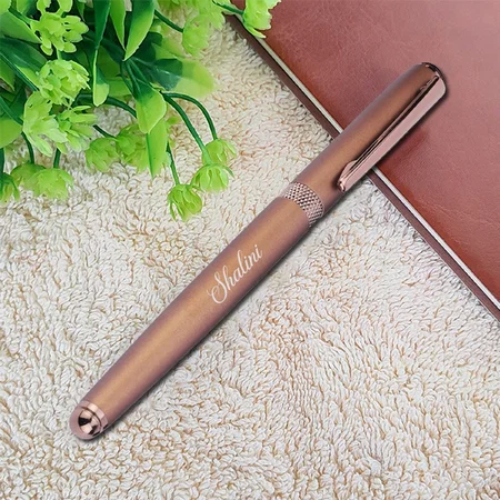 Brown Customized Metal Pen