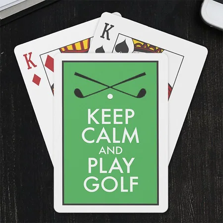 Golf Customized Photo Printed Playing Cards