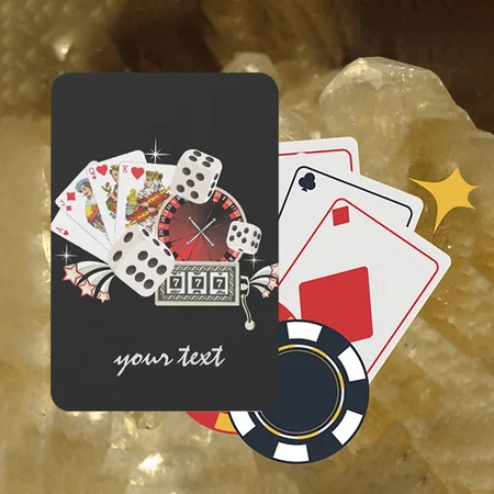 Casino Theme Customized Photo Printed Playing Cards