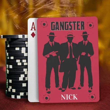Gangster Customized Photo Printed Playing Cards