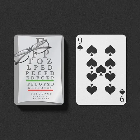 Optometrist Chart Customized Photo Printed Playing Cards